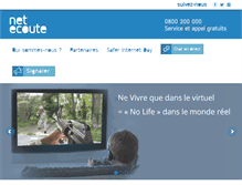 Tablet Screenshot of netecoute.fr